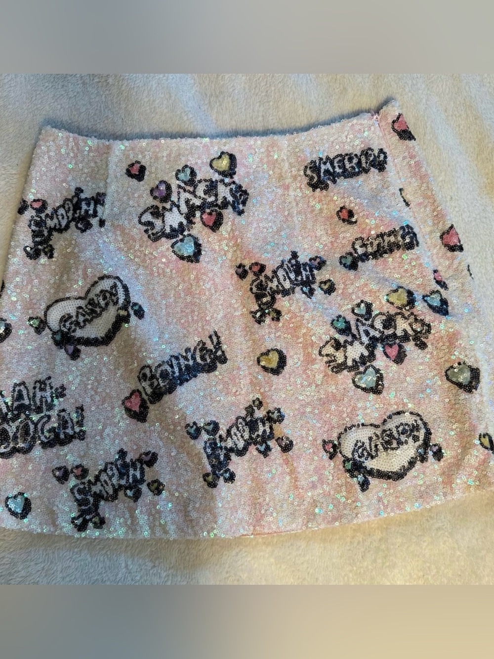 RARE Betty & Veronica by Rachel Antonoff Sequin Mini Skirt